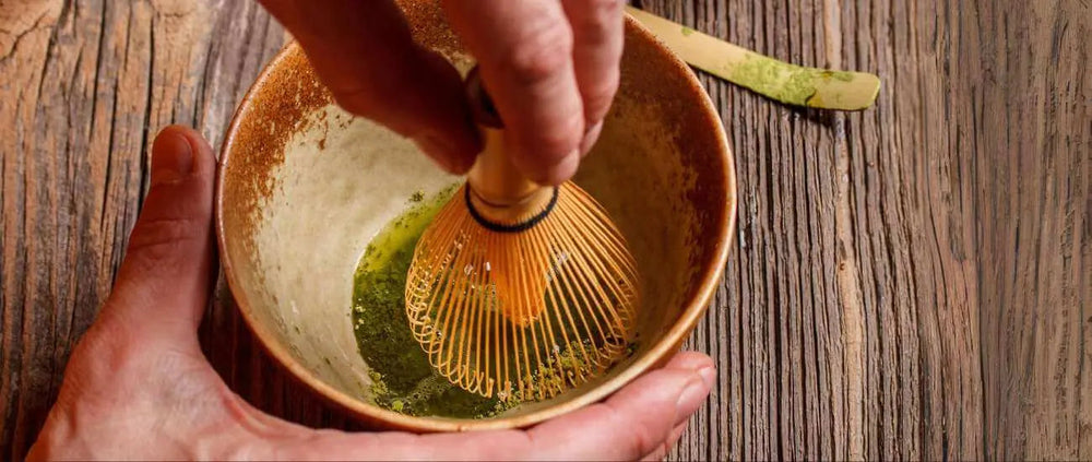 Japanese matcha production from shaded tea leaves to stone-milled powder