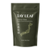 A 50g stand-up pouch of TAY LEAF Kyoto Teien matcha green tea, featuring a dark olive green packaging with white and gold text and a map of Japan.